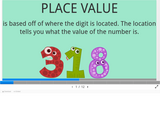 Place Value Presentation Through the Hundreds