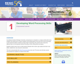 Developing Word Processing Skills