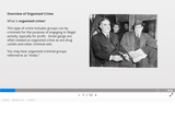 5.3 Overview of Organized Crime