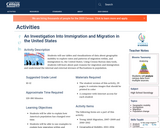 An Investigation Into Immigration and Migration in the United States