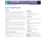 CS Discoveries 2019-2020: Web Development Lesson 2.5: Digital Footprint