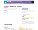 CS In Algebra 2.3: The Big Game - Animation