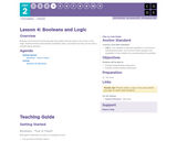 CS In Algebra 2.4: Booleans and Logic