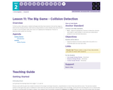 CS In Algebra 2.11: The Big Game - Collision Detection