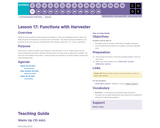 CS Fundamentals 8.17: Functions with Harvester