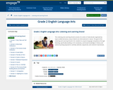 Common Core Curriculum Grade 2 ELA: Listening and Learning Strand