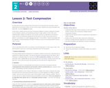 CS Principles 2019-2020 2.2: Text Compression
