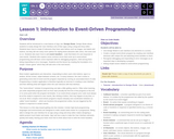 CS Principles 2019-2020 5.1: Introduction to Event-Driven Programming