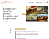 EDSITEment's 4th of July: Protest, Revolution, and Independence