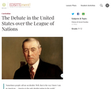 The Debate in the United States over the League of Nations