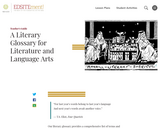 A Literary Glossary for Literature and Language Arts