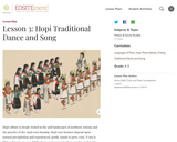 Lesson 3: Hopi Traditional Dance and Song