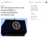 The President's Roles and Responsibilities: Understanding the President's Job