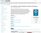 The Originals: Classic Readings in Western Philosophy