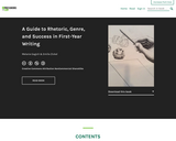 A Guide to Rhetoric, Genre, and Success in First-Year Writing – Open Textbook