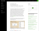 The United States Constitution, 1789 [H5P Interactive Content]