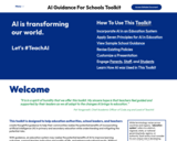 AI Guidance for Schools Toolkit (TeachAI.org)