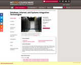 Database, Internet, and Systems Integration Technologies, Fall 2013