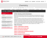 CH104: Chemistry and the Environment