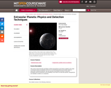 Extrasolar Planets: Physics and Detection