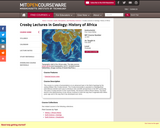 Crosby Lectures in Geology: History of Africa, Fall 2005