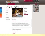 Building and Leading Effective Teams, Summer 2005