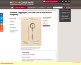 Patents, Copyrights, and the Law of Intellectual Property, Spring 2013