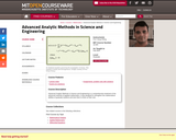 Advanced Analytic Methods in Science and Engineering, Fall 2004