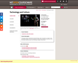 Technology and Culture, Spring 2014