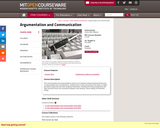 Argumentation and Communication, Fall 2006