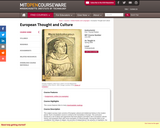 European Thought and Culture, Spring 2008