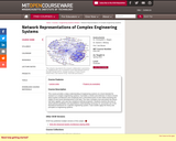 Network Representations of Complex Engineering Systems, Spring 2010