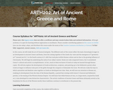 Art of Ancient Greece and Rome