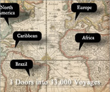 3 Doors into 33,000 Voyages