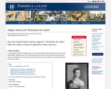 Abigail Adams and “Remember the Ladies”