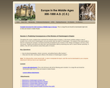 Europe in the Middle Ages 500-1000 A.D. (C.E.): Predicting the Consequences of the Division of Charlemagne’s Empire