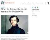 Alexis De Tocqueville on the Tyranny of the Majority