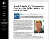 Conservation Controversies: Public Lands in the American West
