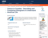 Census in Counties - Describing and Comparing Histograms to Understand American Life