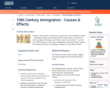 19th Century Immigration - Causes & Effects