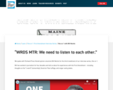 First Amendment Interview with Bill Nemitz