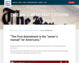 First Amendment Interview with Matt Storin