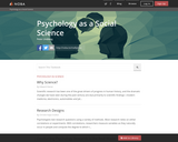 Psychology as a Social Science