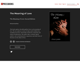 The Meaning of Love: Second Edition