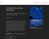 Creating Online Learning Experiences