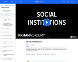 Social institutions