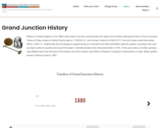 Grand Junction History