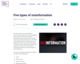 Five types of misinformation