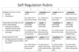 Self-Regulation Assessment Rubric