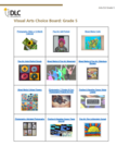 Visual Arts Choice Board: Grade 5